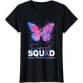 thumbnail image 1 of Pregnancy Infant Loss Awareness Support Squad Butterfly T-Shirt, 1 of 4