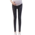 thumbnail image 1 of Pregnancy Leggings for Women Over The Belly Skinny Jeggings Stretch Pregnancy Denim Pants with Pockets Pregnancy Clothes for All Seasons Navy xl, 1 of 3