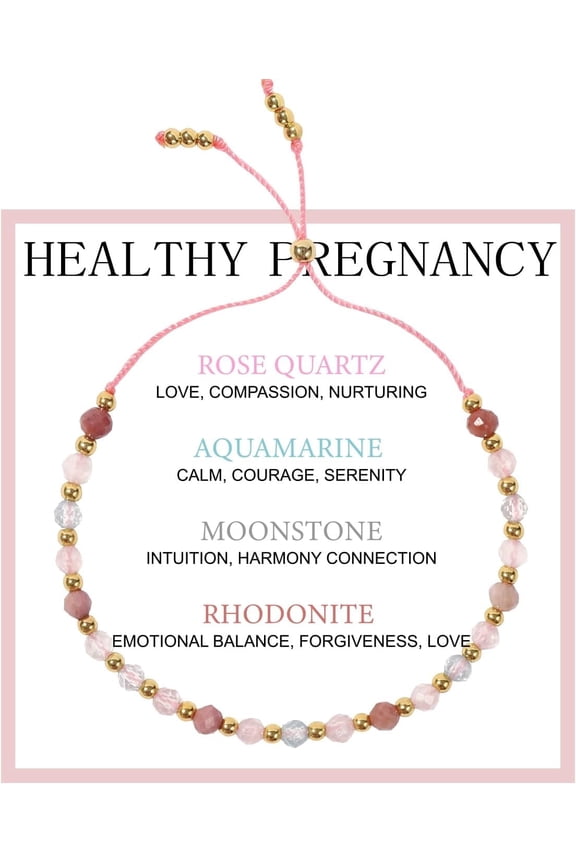 Pregnancy Must Haves Bracelet, Announcement Pregnancy Gifts For Expecting New Mom, First Time Mama Gifts for Pregnant Women 1st Time Mom To Be Spiritual Mothers Day Gift
