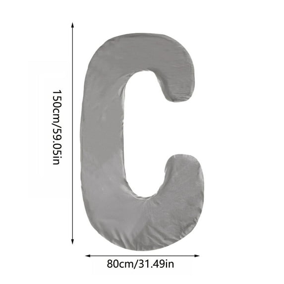 Pregnancy Pillow C-Shaped Lumbar Support Side Sleeping Pillow Cover