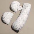 thumbnail image 1 of Pregnancy Pillow Maternity Pillow for Side Sleeping Soft Pregnancy Body Pillow for Pregnant Women, Maternity Pillow with Detachable and Adjustable Pillow Cover,Gray, 1 of 7