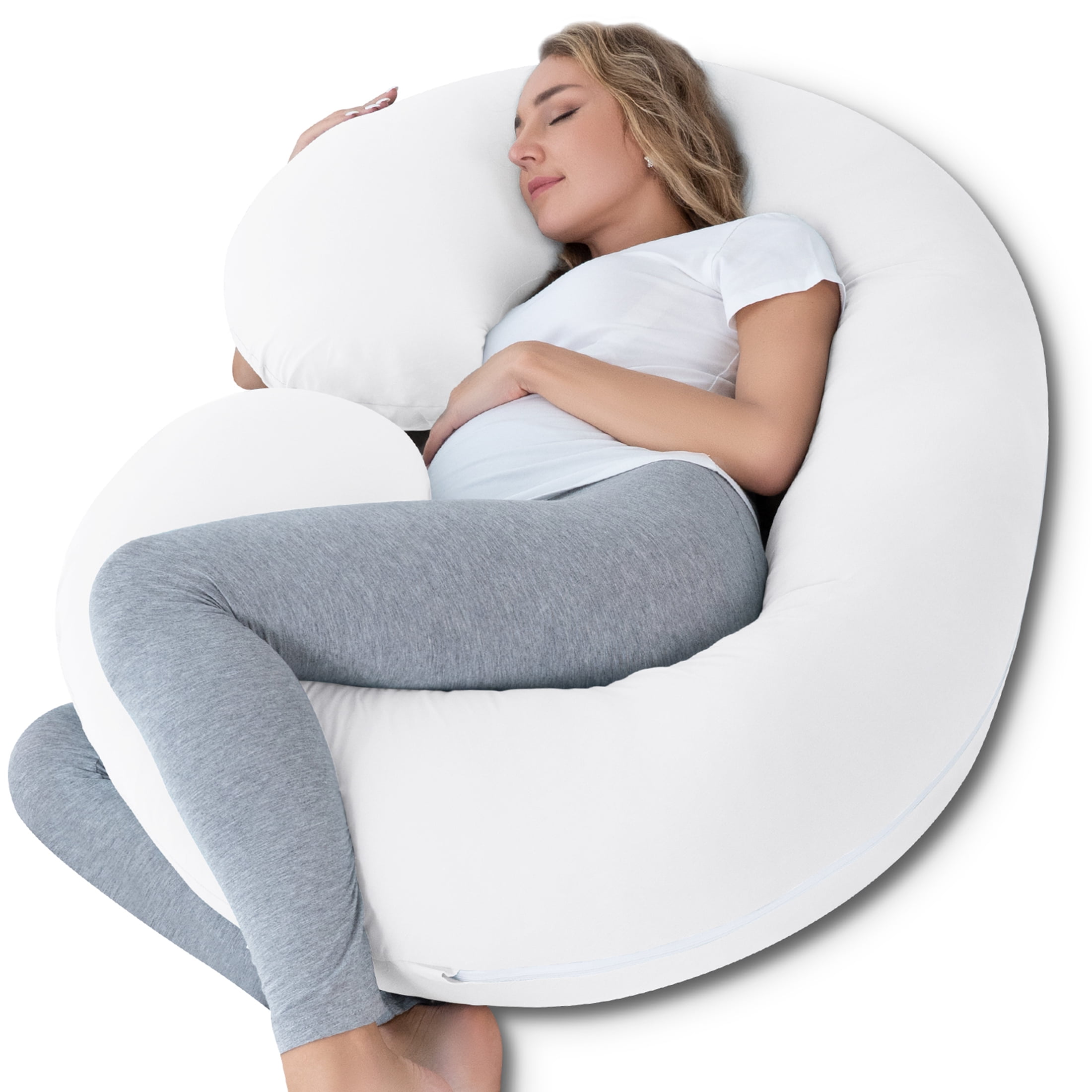 BelliPod Pregnancy Pillow Maternity Pillow Cotton with Cover Body Pill