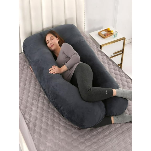 Pregnancy Pillow, U Shaped Full Body Pillow For Maternity Support, Sleeping Pillow With Cover For Pregnant Women,U Shaped Full Body Pillow Pregnancy Haves(Pillowcase Only)