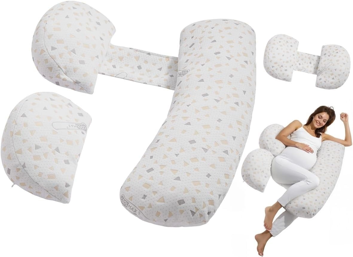 Pregnancy Pillows For Sleeping, Adjustable Maternity Pillow For