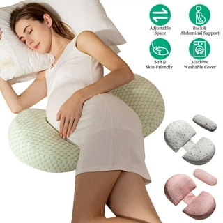 Looms & Linens Full Body Pillow for Adults Elderly and Pregnant Woman Down  Alternative Plush Filling - Long Pillow Posture and Spine Support for Rem  Sleep Pillow Medium 20 x 54 inch