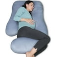 thumbnail image 1 of Pregnancy Pillows for Sleeping - U Shaped Full Body Maternity Pillow with Removable Cover - Support for Back, Legs, Belly,  57 Inch, 1 of 3