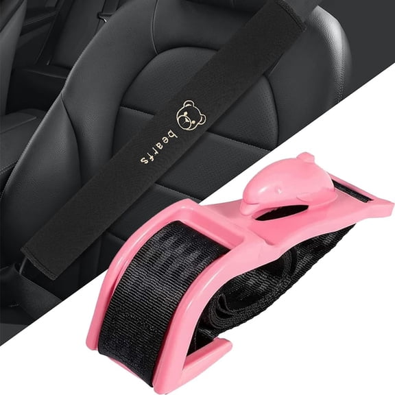 Pregnancy Seat Belt Adjuster for Belly Comfort, Soft Maternity Car Strap Pad, Universal Fit