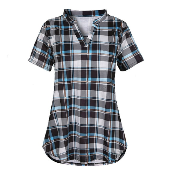 Pregnancy Shirts Women's V Neck Short Sleeve Casual Maternity Clothes Summer Nursing Shirts for Breastfeeding Pregnant Women Clothes