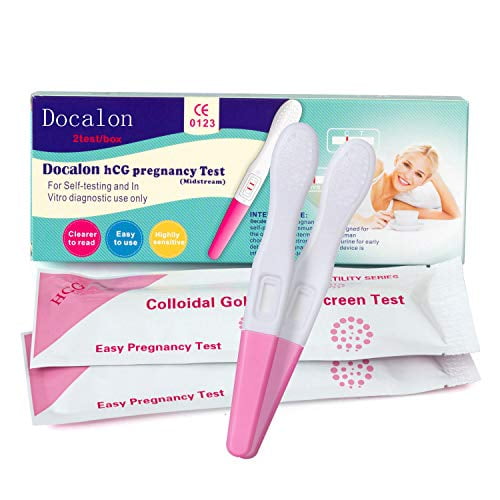  Pregnancy Tests Early Home Detection, Pruebas De Embarazo 99%  Accurate Rapid Results, 3 Pack HCG Test Sticks for at Home Use : Health &  Household