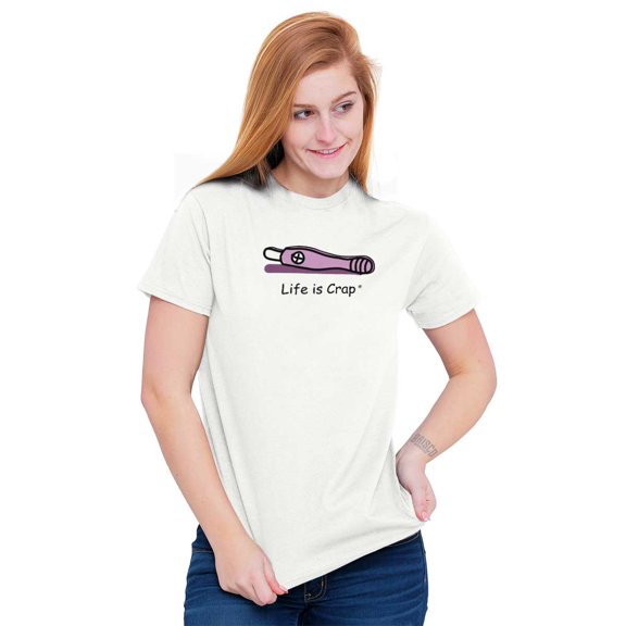 Pregnancy Test Plus Mothers Day Women's Graphic T Shirt Tees Brisco Brands L