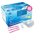 thumbnail image 1 of Pregnancy Tests with Cup, 25 Bulk Pregnancy Test Strips for Home Detection, Over 99% Accuracy, Individually Wrapped Fertility Tests, Extra-Wide 5mm HCG Test Kit Comfortable Grip, Pruebas De Embarazo, 1 of 8