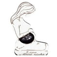 thumbnail image 1 of Pregnancy Ultrasound Photo Frame Commemorative Keepsake Gift, First Ultrasound Scan Picture Frame for Expectant Mothers, Memorial Photo Holder for Pregnancy Memory Home Living Room Bedroom Decor, 1 of 6