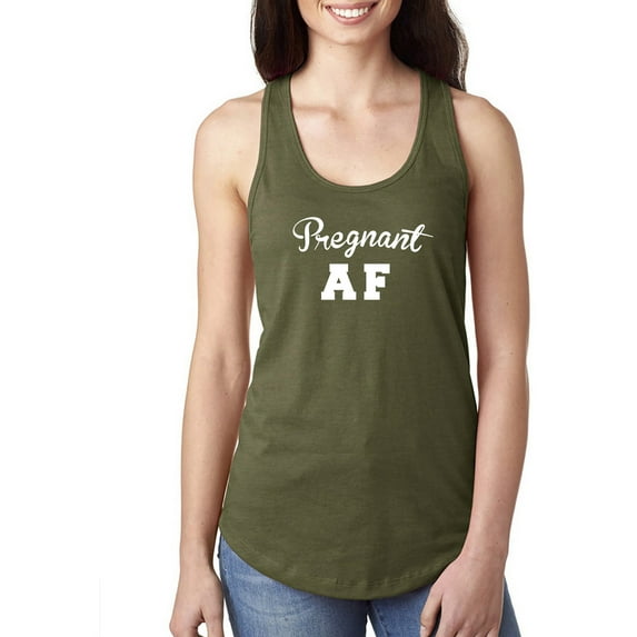 Pregnant AF Racerback Tank