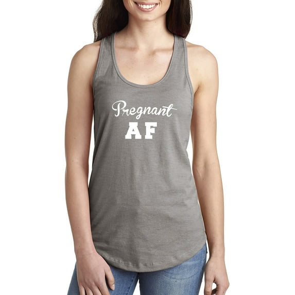 Pregnant AF Racerback Tank
