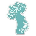 thumbnail image 1 of Pregnant Beautiful Mom to Be - 5" Vinyl Sticker - For Car Laptop I-Pad - Waterproof Decal, 1 of 1