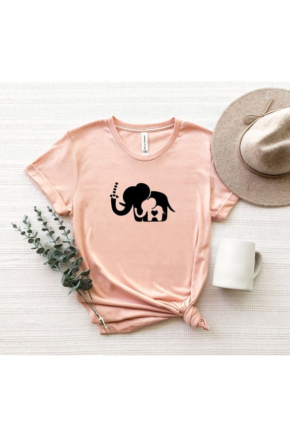 Pregnant Elephant Shirt, Baby Mom Elephant Shirt, Pregnancy Announcement T-Shirt, Cute Pregnant Shirt, Mama Elephant Tee, Pregnant Tee All Size S-5XL