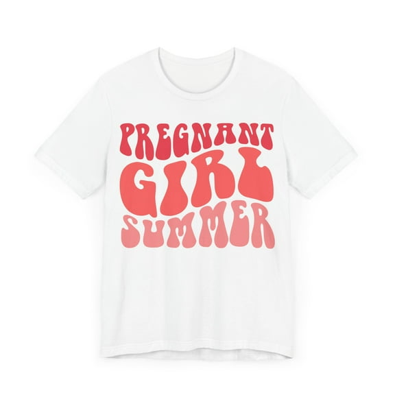 Pregnant Girl Summer T Shirt