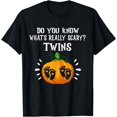 thumbnail image 1 of Pregnant Halloween Twins Costumes For Pregnant Twins T-Shirt , Vintage T-Shirt, 1 of 2