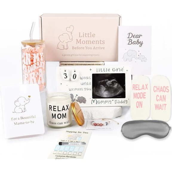 Pregnant Mom Gifts for Mom to Be  Thoughtful Pregnancy Gift Box with Self Care and Keepsakes, Ideal for First Mothers Day or Gift for Pregnant Wife