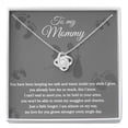 thumbnail image 1 of Pregnant Mom Mothers Day Gift, To Mommy From Bump, New Mommy Necklace, New Mom Gift, Mom To Be, Pregnancy Gift, Gender Reveal Ideas, Necklaces with Meaningful Messages Card Inside, 1 of 6