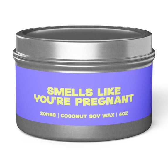 Pregnant Pregnancy Announcement New Mom Baby Reveal Candle Gifts