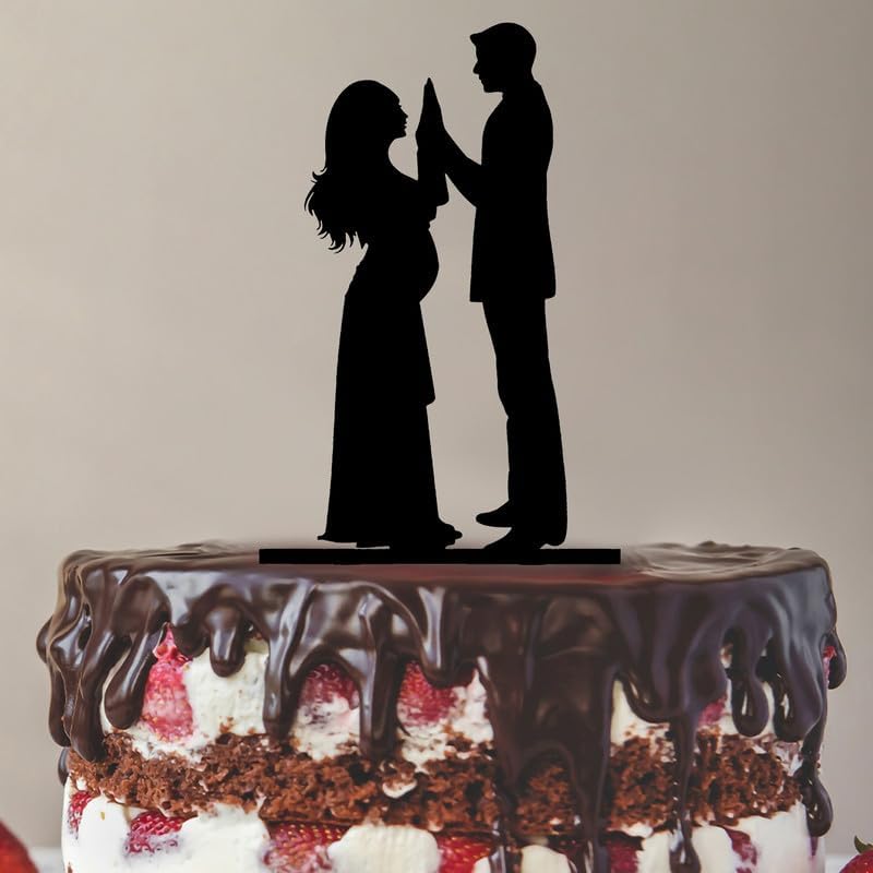 Pregnant Wedding Cake Topper, Wedding Cake Topper Custom Bride and ...