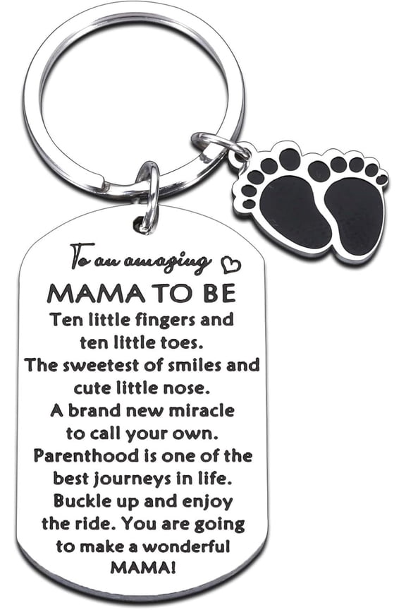 Pregnant Wife Stocking Stuffers for New Mom, Newborn Stocking Stuffer, Mom To Be Keychain Gifts for Mommy Mother Mama To Be, Pregnant Women Gift, Expecting Mother Gift for Wife