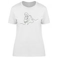 thumbnail image 1 of Pregnant Woman Design T-Shirt Women -Image by Shutterstock, Female Small, 1 of 2