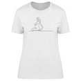 thumbnail image 1 of Pregnant Woman Sketch T-Shirt Women -Image by Shutterstock, Female x-Large, 1 of 2