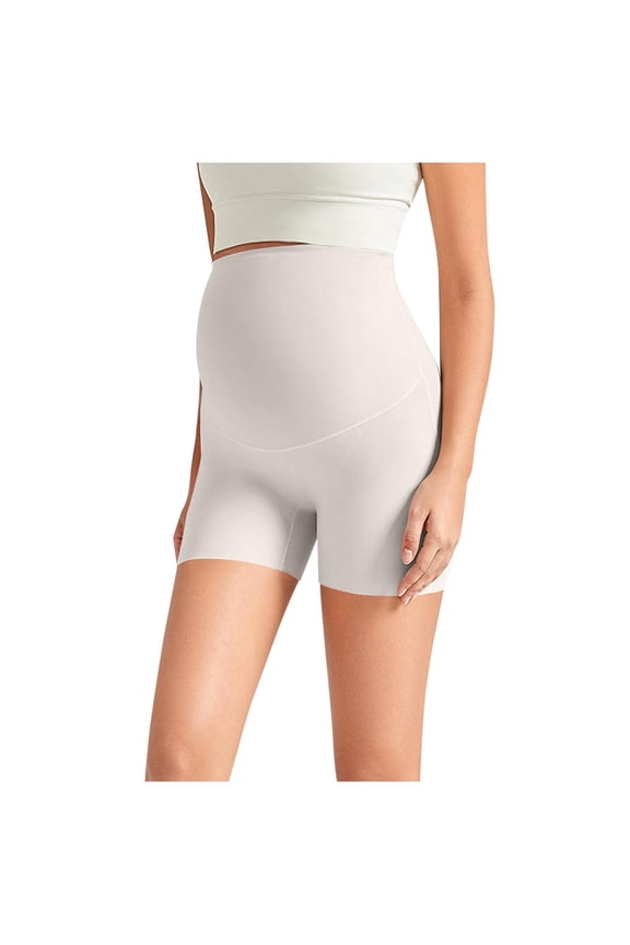 Pregnant Women Solid Color Leisure And Comfortable Sports Yoga Shorts