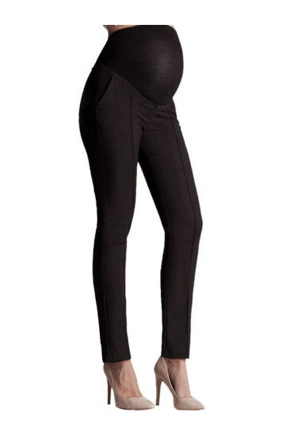 Pregnant Women Work Pants Stretchy Maternity Skinny Ankle Trousers Slim for Women