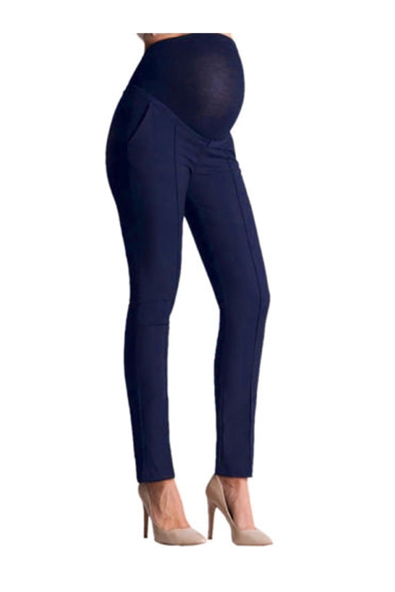 Pregnant Women Work Pants Stretchy Maternity Skinny Ankle Trousers Slim for Women