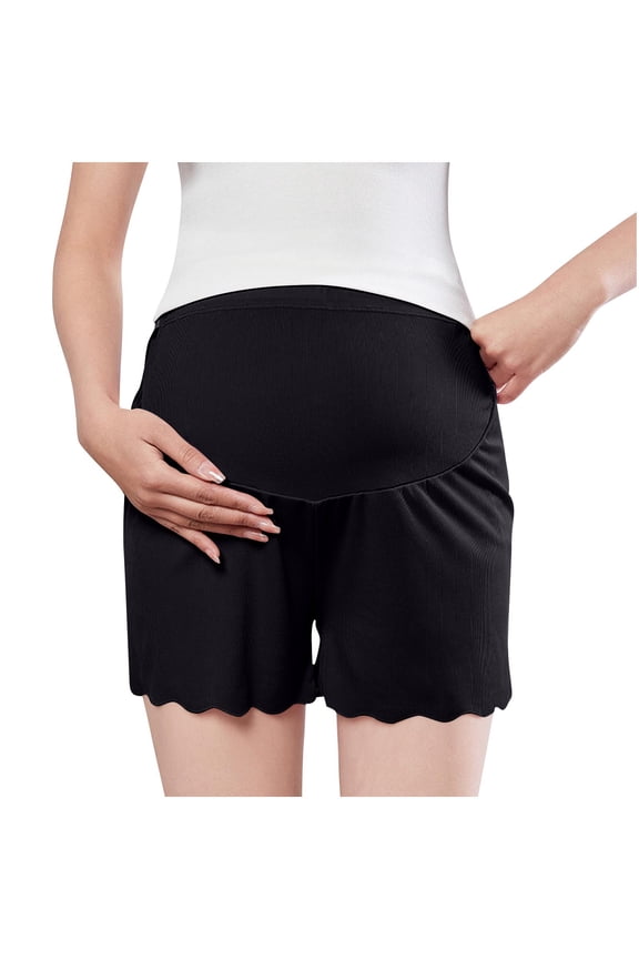 Pregnant Women's Solid Color Pants Are Versatile And Adjustable During Pregnancy