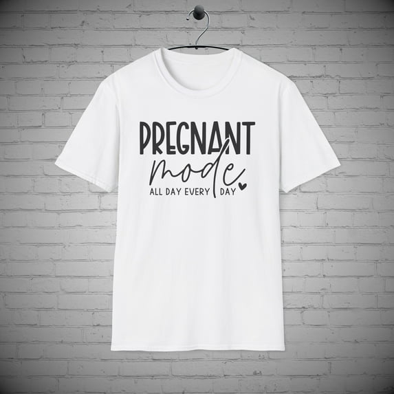 Pregnant t-shirt, Pregnancy Mode tee, Mother's Day Gift, New Mom's Gift