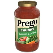 Prego Chunky Garden Combo Spaghetti Sauce, 23.75 oz Jar