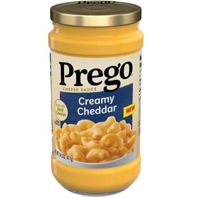 Prego Creamy Cheddar Cheese Sauce, 14.5 oz Jar