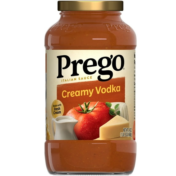Prego Creamy Vodka Pasta Sauce, 24 oz Jar