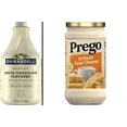 thumbnail image 1 of Prego Four Cheese Alfredo Pasta Sauce, 14.5 oz Jar & Ghirardelli Premium Sauce White Chocolate 87.3 Ounce, 1 of 5
