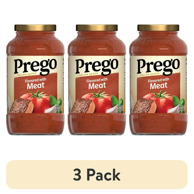 3 Pack Prego Italian Tomato Spaghetti Sauce Flavored With Meat 24 Oz 3-pack-prego-italian-tomato-spaghetti-sauce-flavored-with-meat-24-oz