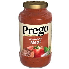 Prego Italian Tomato Pasta Sauce Flavored with Meat, 24 oz Jar