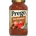 Prego MiniMeatball Pasta Sauce, 24 oz Jar