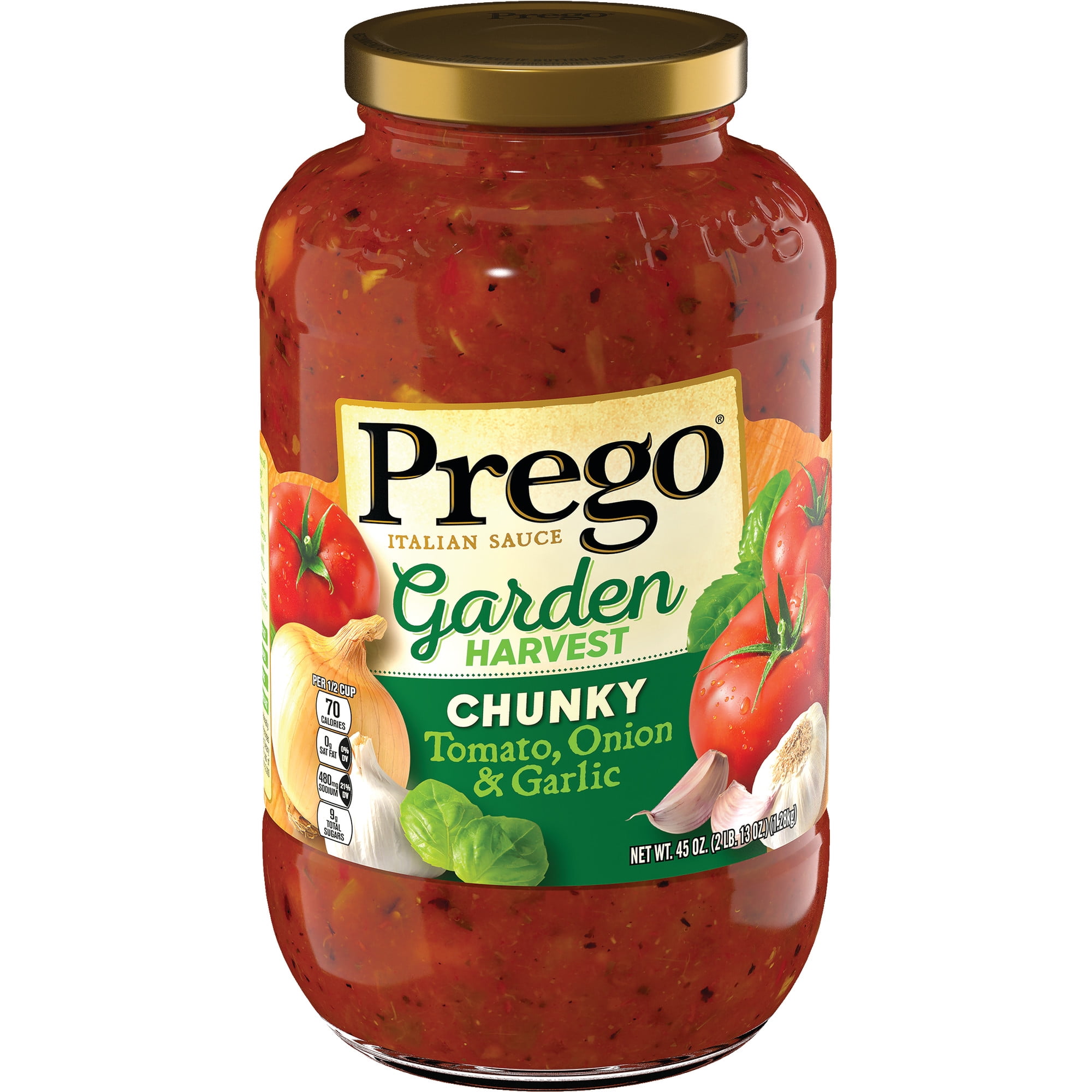 Prego Chunky Roasted Garlic and Herb Pasta Sauce, 23.75 OZ Jar