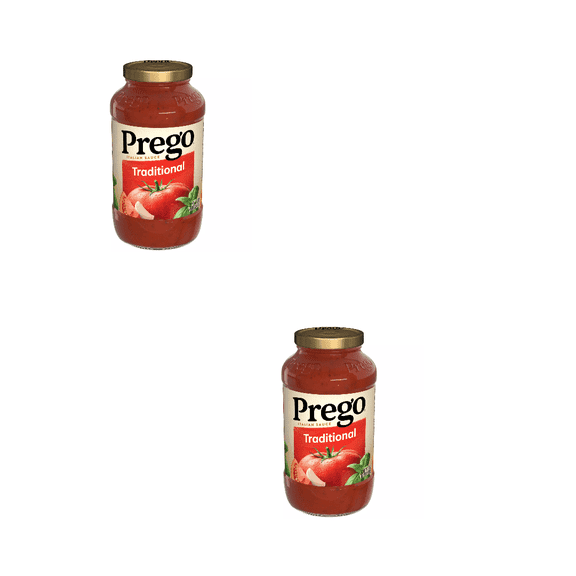 Prego Pasta Sauce Traditional Italian Tomato Sauce 24oz - Pack of 2