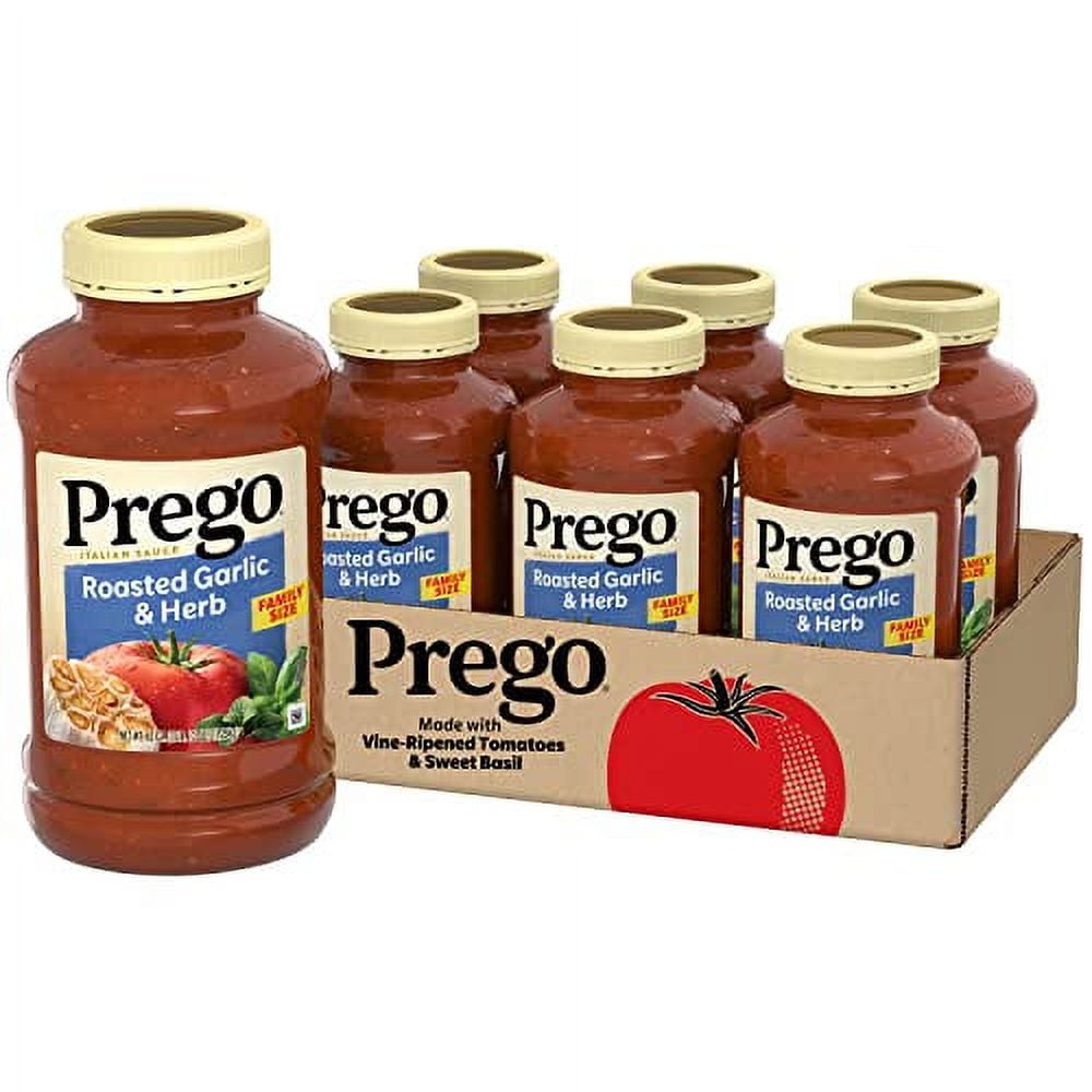 Prego Roasted Garlic and .. .. Herb Pasta Sauce, .. 45 .. Oz Jar