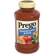 Prego Roasted Garlic and Herb Pasta Sauce, 45 oz Jar