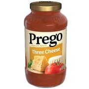 Prego Three Cheese Spaghetti Sauce, 24 oz Jar