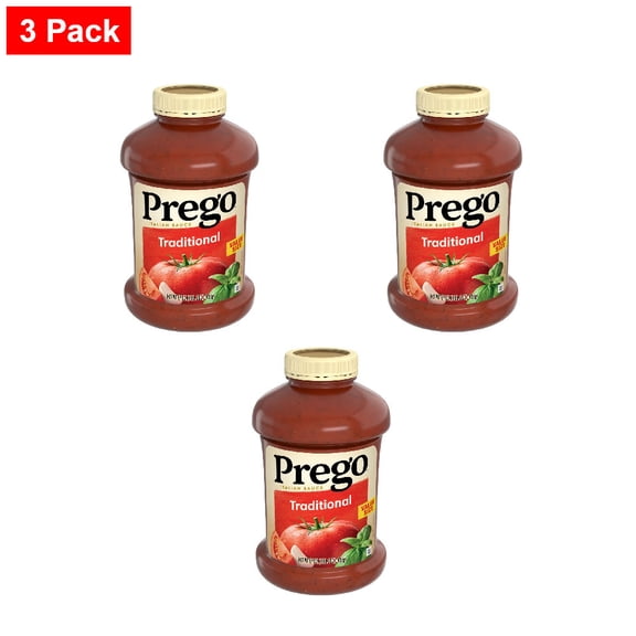 Prego Traditional Pasta Sauce Value Size 67 oz - 3 Pack