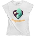 thumbnail image 1 of Pregosaurus Funny Maternity Pregnancy Dinosaur Green Boy Women's T-Shirt, 1 of 4