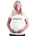 thumbnail image 1 of Pregzilla Funny Expecting Bump Women's Maternity T Shirt Tee Brisco Brands X, 1 of 7
