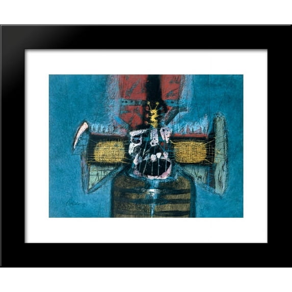 Prehispanico 20x24 Framed Art Print by Oviedo, Ramon